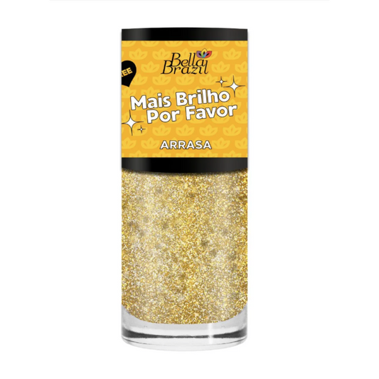 Esmalte Bella Brazil Glitter Mais Brilho Por Favor Arrasa 1406 9ml