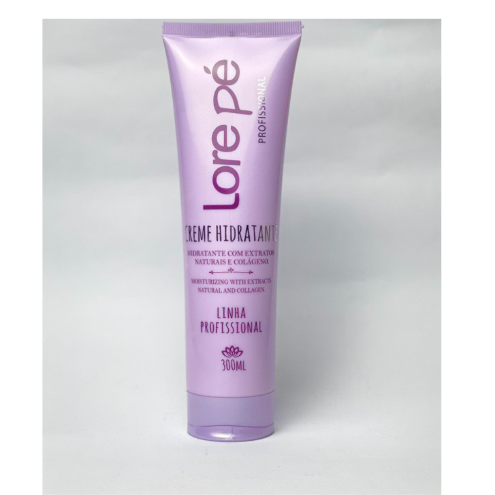 Creme Hidratante Com Extratos Naturais E Colágeno Lore Pé 300ml
