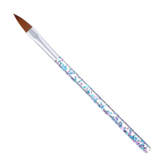Pincel Para Acrigel E Porcelana Cabo De Cristal