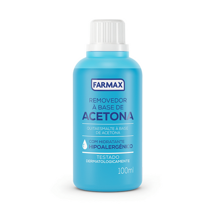 Acetona Hipoalergênica 100ml Farmax