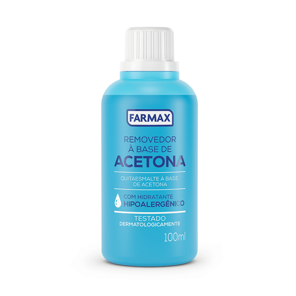 Removedor A Base De Acetona Hipoalergênico Farmax