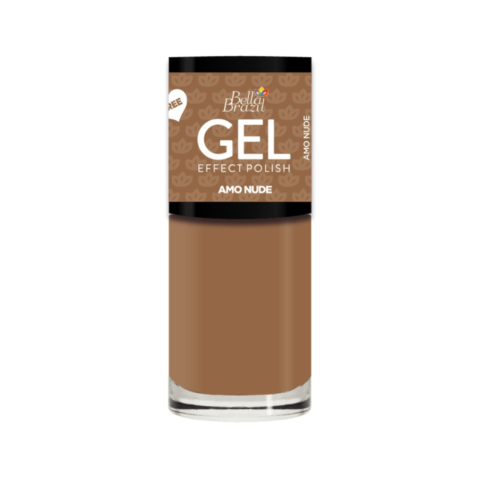 Esmalte Bella Brazil Efeito Gel Cremoso 820 Amo Nude 9ml