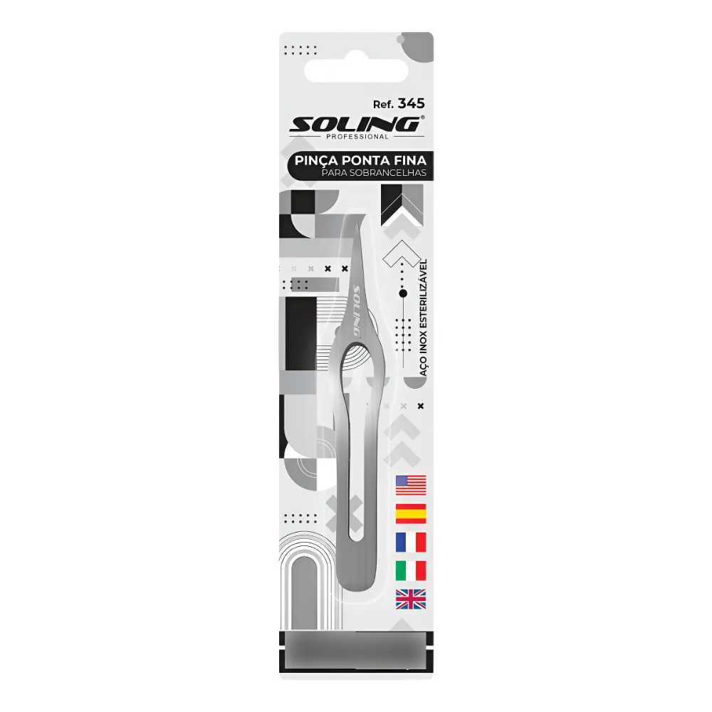 Pinça Blister Ponta Fina Soling Ref.345
