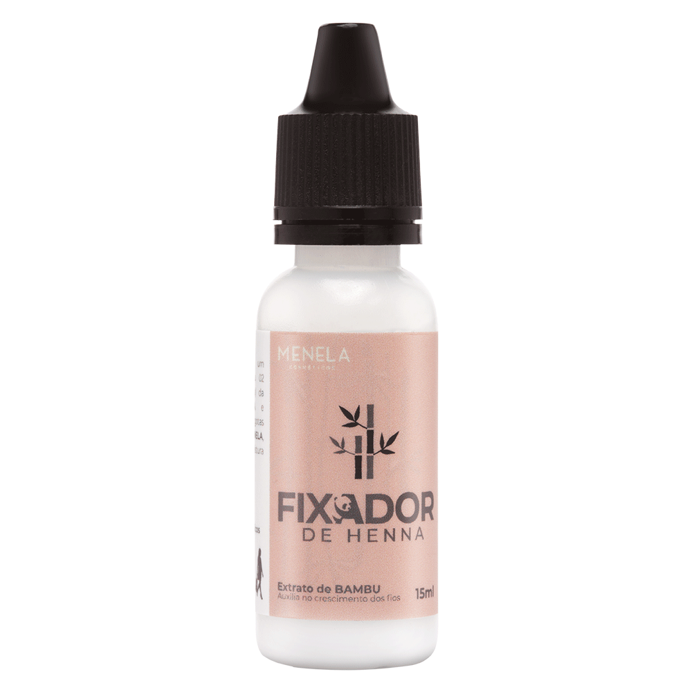 Fixador De Henna Para Sobrancelhas Menela 30g Extrato Bambu
