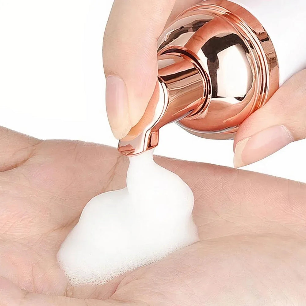 Frasco Pump Espumador Transparente Com Rosé