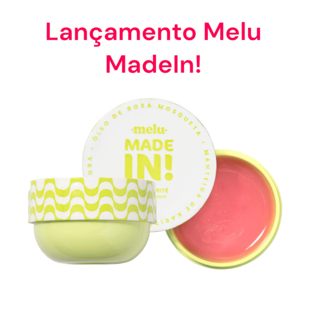 Hidratante Labial Made In Melu Nutri Karité Ruby Rose 15g