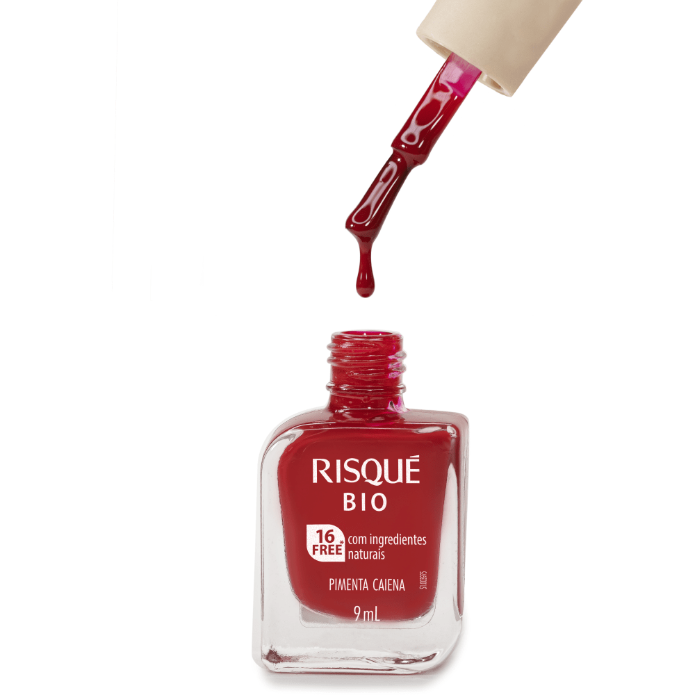 Esmalte Risqué Cremoso Bio 9ml Pimenta Caiena