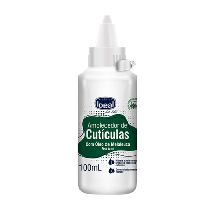 Amolecedor De Cutículas Óleo De Melaleuca Ideal 100ml
