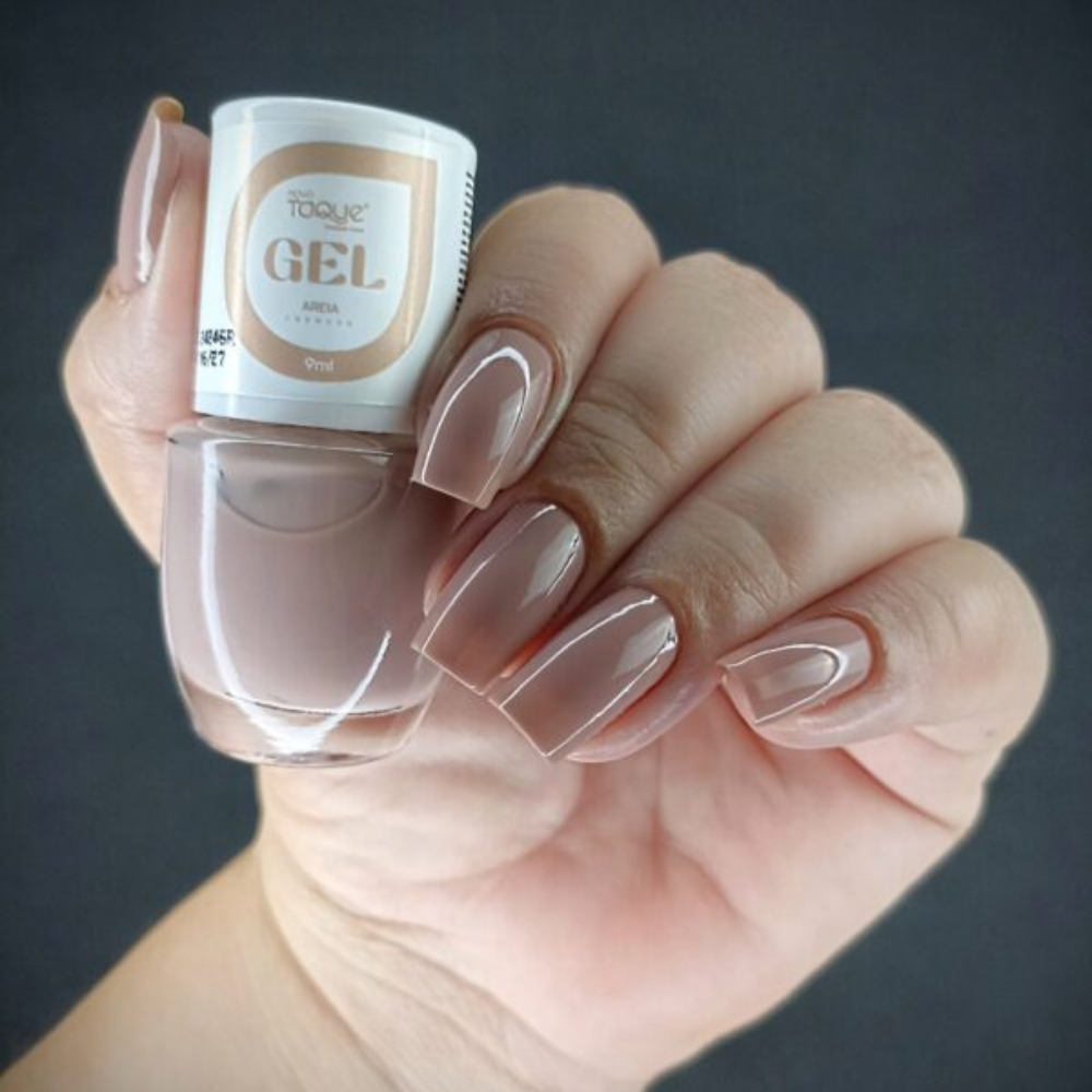 Esmalte Novo Toque Cremoso Efeito Gel Areia 9ml