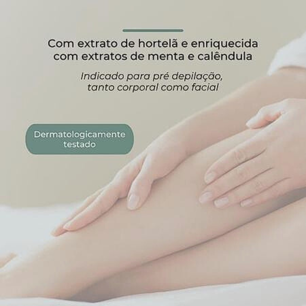 Loção Pré Depilatória Adstringente De Hortelã Depil Bella