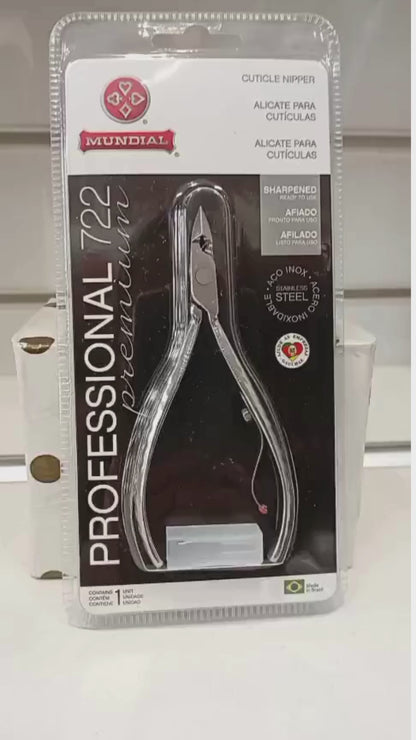 Alicate Para Cutículas Profissional 722 Premium Mundial