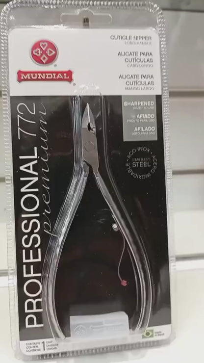 Alicate Para Cutículas Profissional 772 Premium Mundial