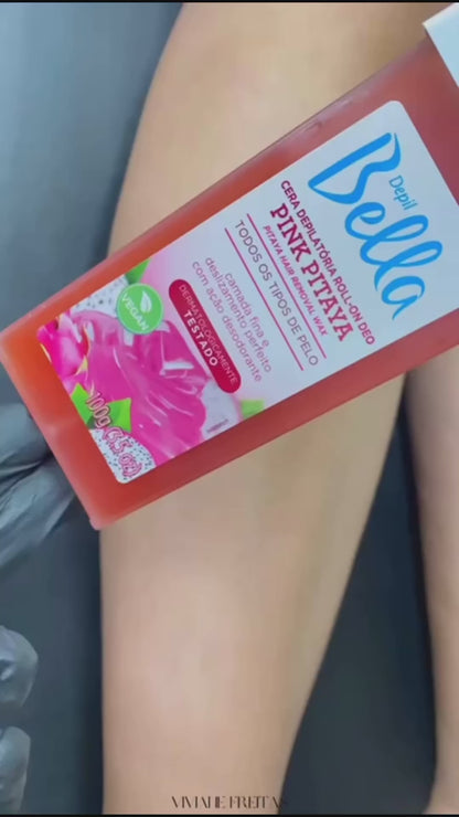 Refil Cera Depilatória Roll On Deo Pink Pitaya Depil Bella 100g