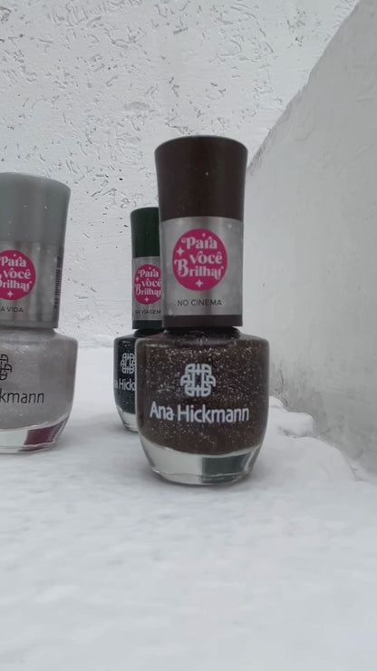 Esmalte Ana Hickmann Glitter Para Você Brilhar Cinema 9ml