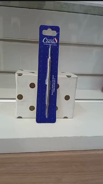 Palito Duplo De Inox Para Cutícula Santa Clara