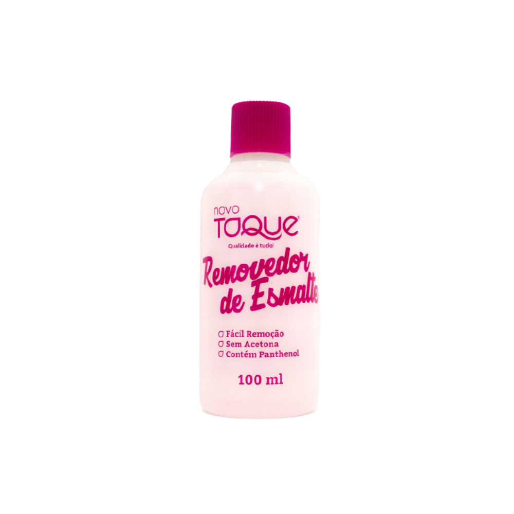 Removedor de Esmalte Novo Toque Sem Acetona 100ml